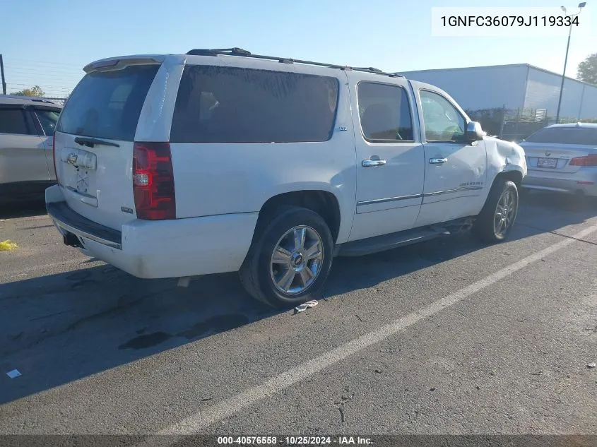 2009 Chevrolet Suburban 1500 Ltz VIN: 1GNFC36079J119334 Lot: 40576558