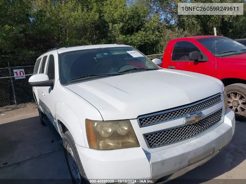 2009 Chevrolet Suburban 1500 Lt2 VIN: 1GNFC26059R249611 Lot: 40598325