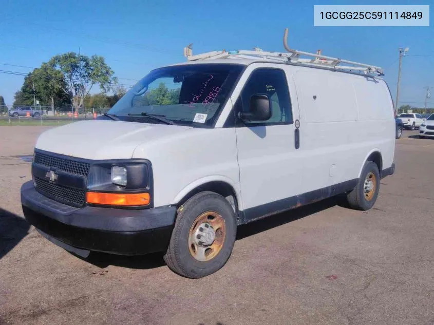 2009 Chevrolet Express 2500 Work Van VIN: 1GCGG25C591114849 Lot: 40599799