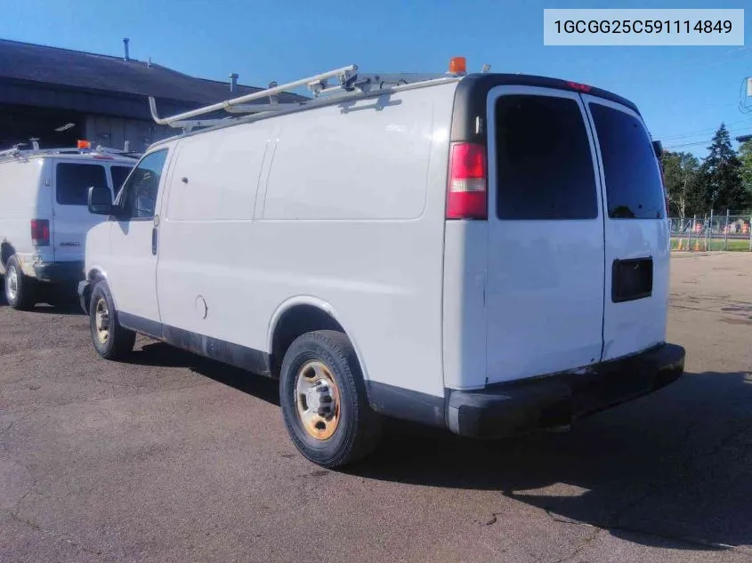 1GCGG25C591114849 2009 Chevrolet Express 2500 Work Van