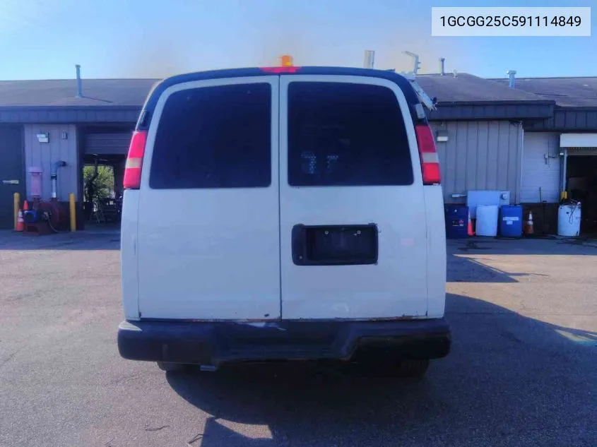 1GCGG25C591114849 2009 Chevrolet Express 2500 Work Van