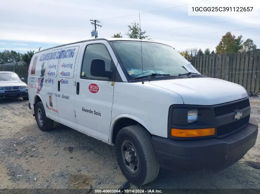 2009 Chevrolet Express 2500 Work Van VIN: 1GCGG25C391122657 Lot: 40603864