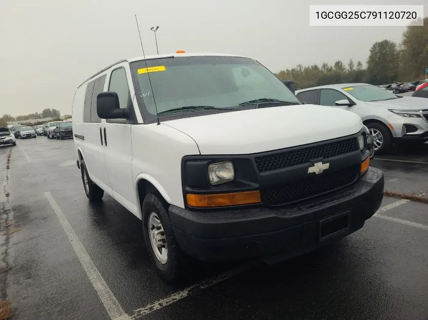 2009 Chevrolet Express G2500 VIN: 1GCGG25C791120720 Lot: 40627312