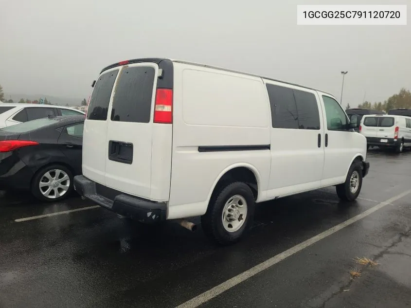 2009 Chevrolet Express G2500 VIN: 1GCGG25C791120720 Lot: 40627312