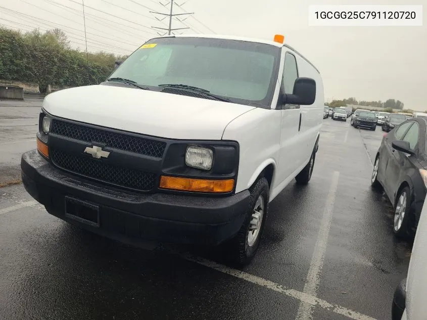 2009 Chevrolet Express G2500 VIN: 1GCGG25C791120720 Lot: 40627312