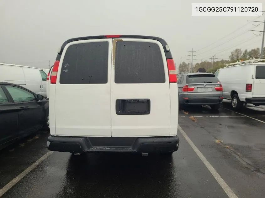 2009 Chevrolet Express G2500 VIN: 1GCGG25C791120720 Lot: 40627312