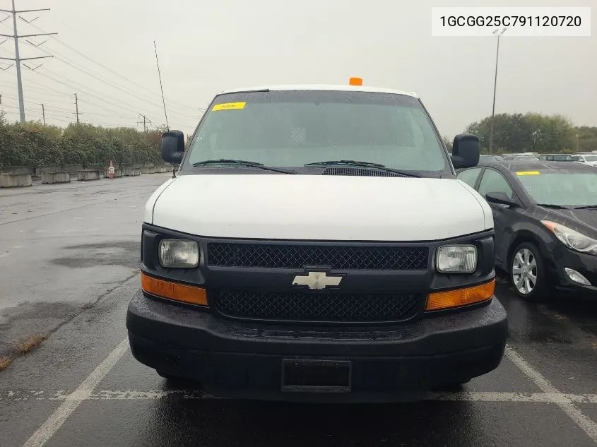 2009 Chevrolet Express G2500 VIN: 1GCGG25C791120720 Lot: 40627312