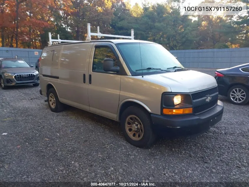 2009 Chevrolet Express 1500 Work Van VIN: 1GCFG15X791157260 Lot: 40647077