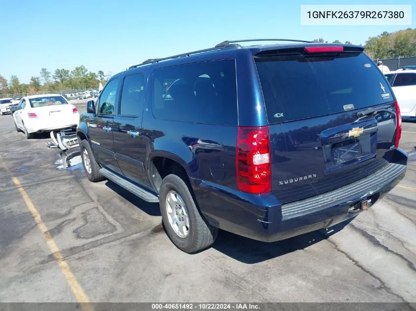 2009 Chevrolet Suburban 1500 Lt1 VIN: 1GNFK26379R267380 Lot: 40651492