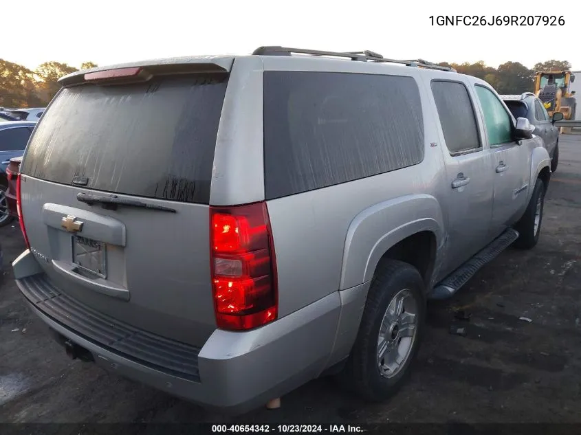 2009 Chevrolet Suburban 1500 Lt2 VIN: 1GNFC26J69R207926 Lot: 40654342