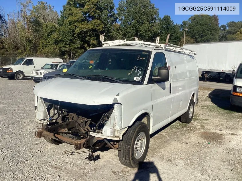 2009 Chevrolet Express 2500 Work Van VIN: 1GCGG25C591114009 Lot: 40678145