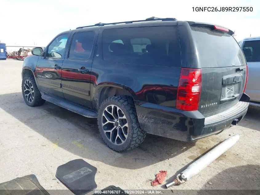 2009 Chevrolet Suburban 1500 Lt2 VIN: 1GNFC26J89R297550 Lot: 40706707