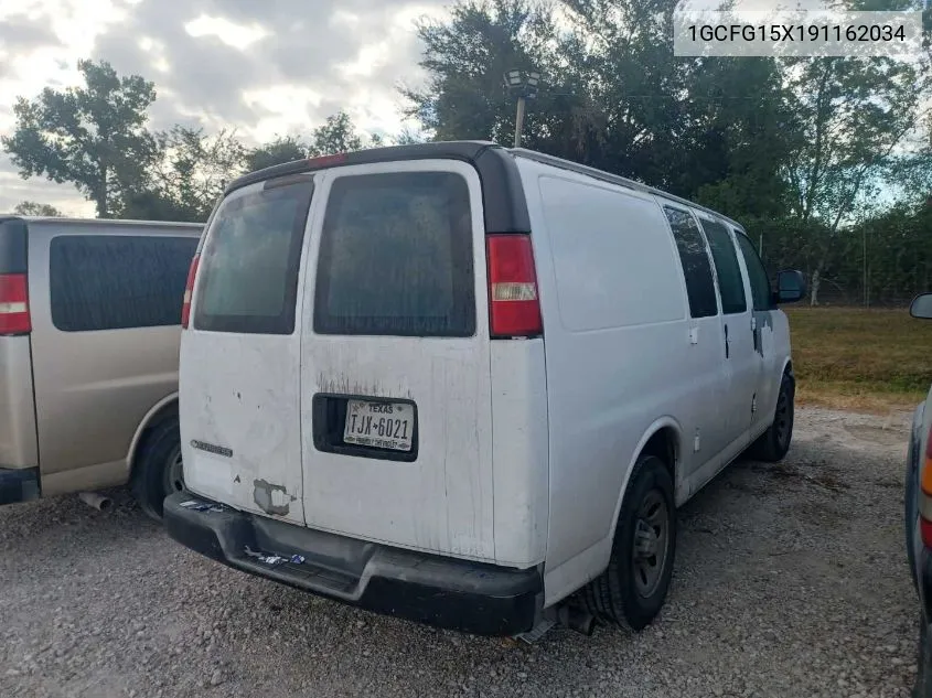 2009 Chevrolet Express G1500 VIN: 1GCFG15X191162034 Lot: 40713741