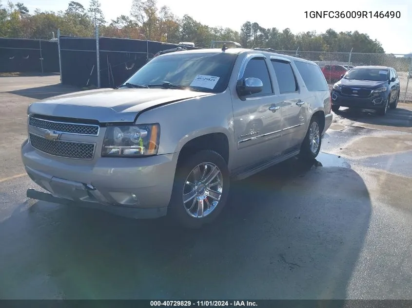 2009 Chevrolet Suburban 1500 Ltz VIN: 1GNFC36009R146490 Lot: 40729829