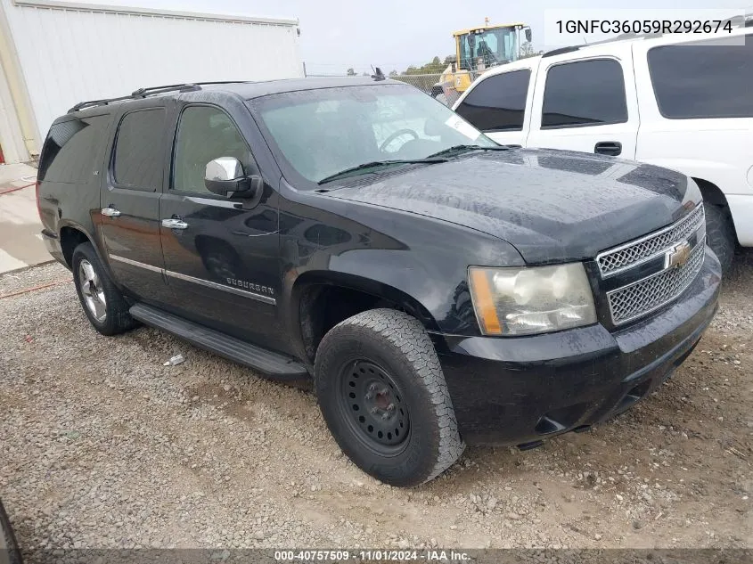 2009 Chevrolet Suburban 1500 Ltz VIN: 1GNFC36059R292674 Lot: 40757509