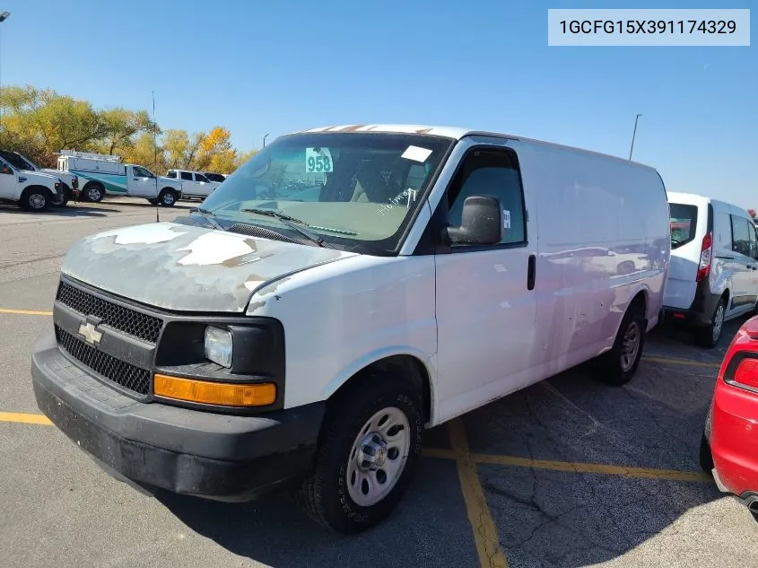 2009 Chevrolet Express G1500 VIN: 1GCFG15X391174329 Lot: 40770827