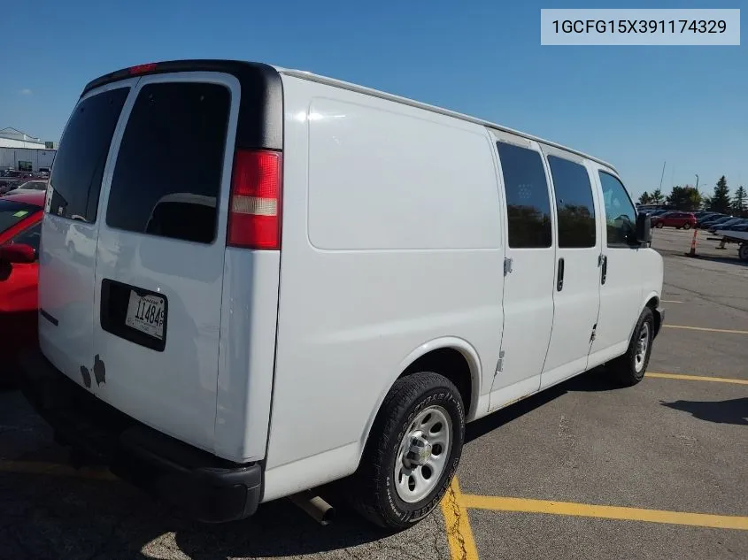 2009 Chevrolet Express G1500 VIN: 1GCFG15X391174329 Lot: 40770827