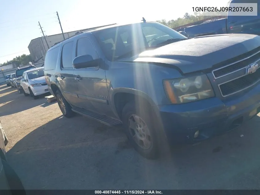 1GNFC26J09R207663 2009 Chevrolet Suburban 1500 Lt1