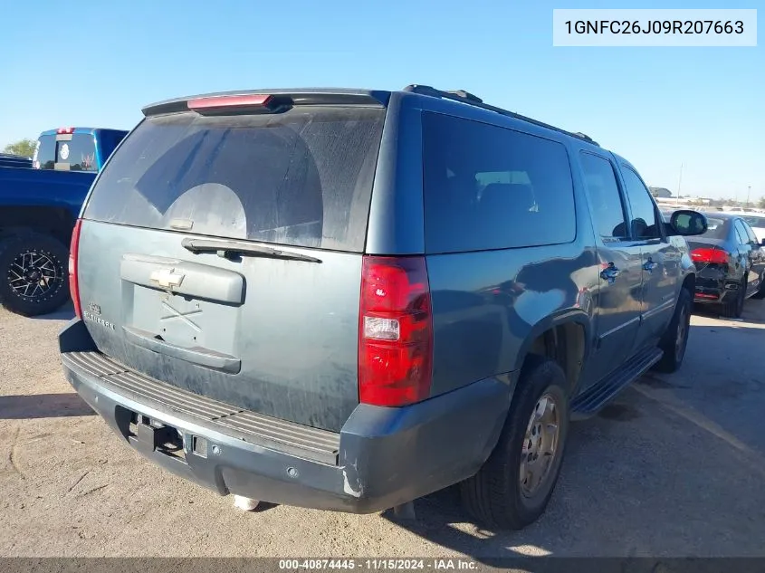 1GNFC26J09R207663 2009 Chevrolet Suburban 1500 Lt1