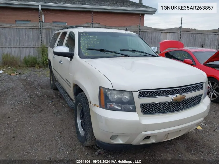 2010 Chevrolet Suburban 1500 Ltz VIN: 1GNUKKE35AR263857 Lot: 12094104