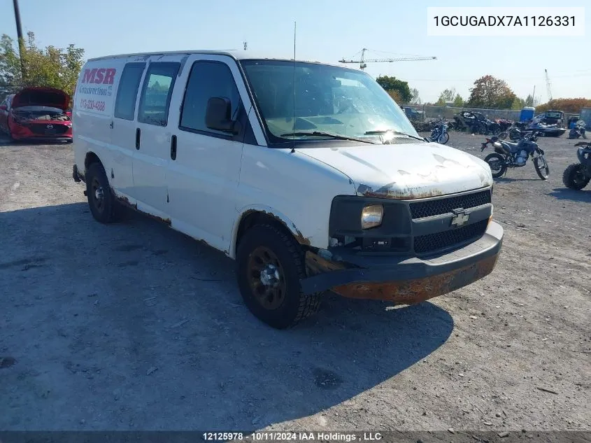 2010 Chevrolet Express G1500 VIN: 1GCUGADX7A1126331 Lot: 12125978