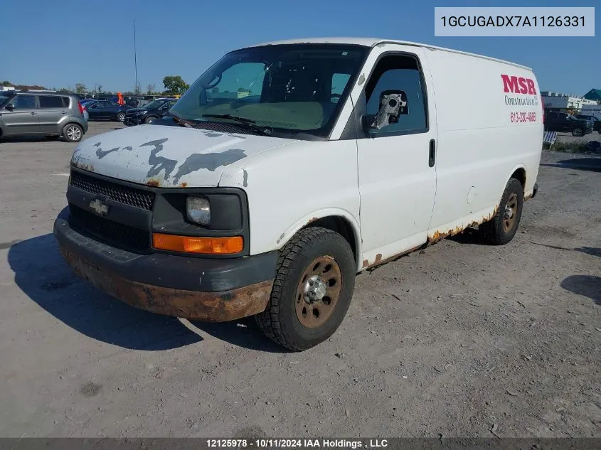 2010 Chevrolet Express G1500 VIN: 1GCUGADX7A1126331 Lot: 12125978