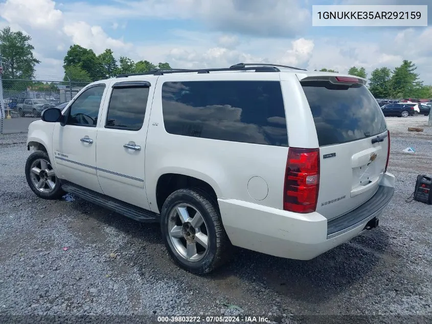 1GNUKKE35AR292159 2010 Chevrolet Suburban 1500 Ltz