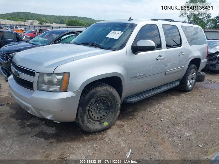 1GNUKJE38AR135431 2010 Chevrolet Suburban 1500 Lt1