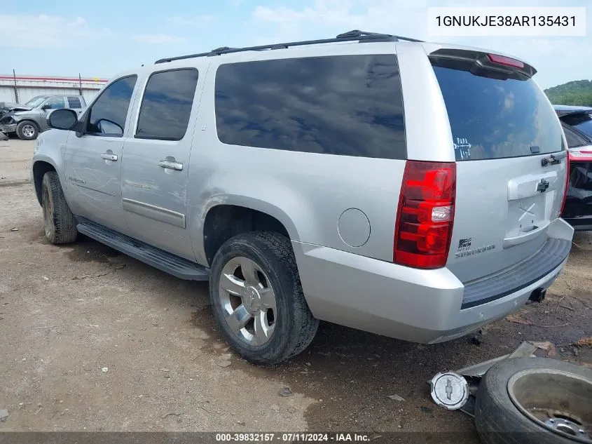 1GNUKJE38AR135431 2010 Chevrolet Suburban 1500 Lt1