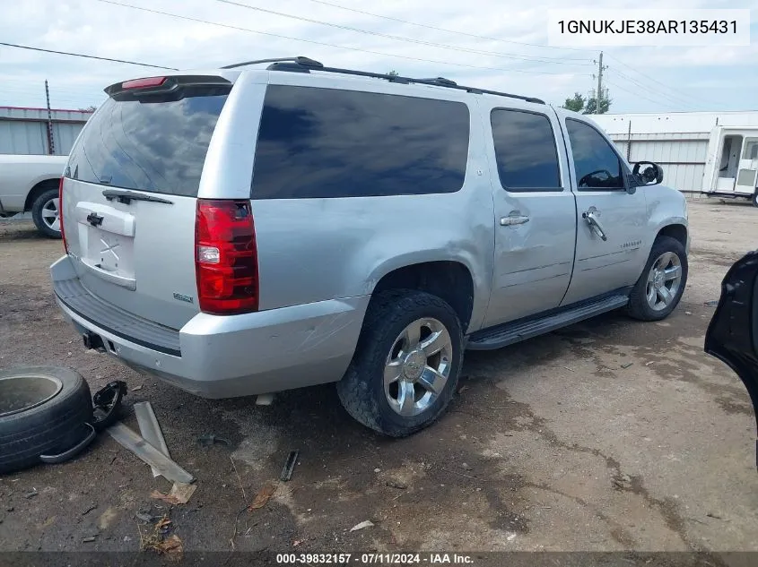 1GNUKJE38AR135431 2010 Chevrolet Suburban 1500 Lt1