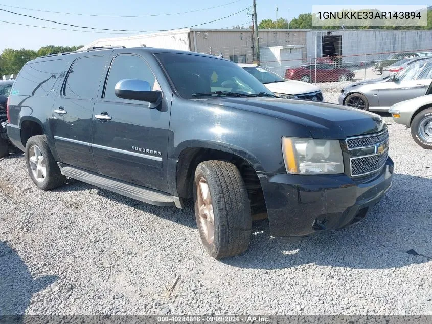 1GNUKKE33AR143894 2010 Chevrolet Suburban 1500 Ltz