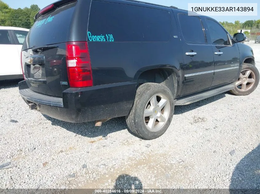 2010 Chevrolet Suburban 1500 Ltz VIN: 1GNUKKE33AR143894 Lot: 40284616