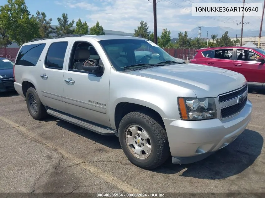 2010 Chevrolet Suburban 1500 Ltz VIN: 1GNUKKE36AR176940 Lot: 40285954