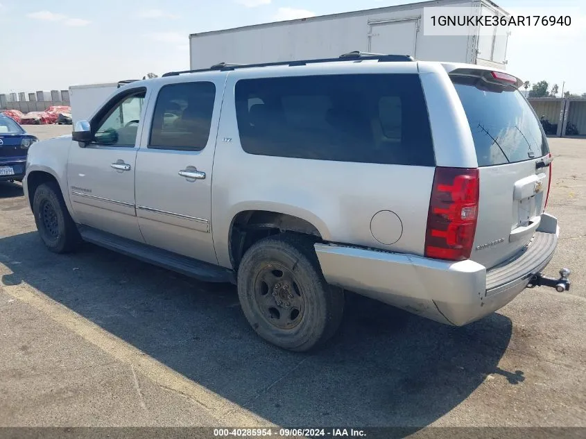 2010 Chevrolet Suburban 1500 Ltz VIN: 1GNUKKE36AR176940 Lot: 40285954