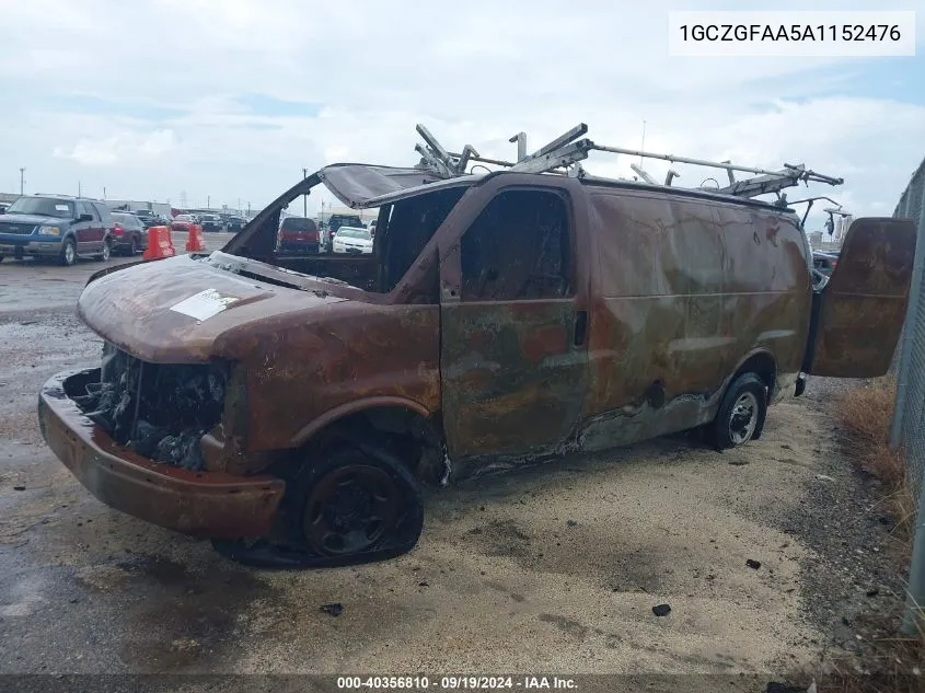 2010 Chevrolet Express 2500 Work Van VIN: 1GCZGFAA5A1152476 Lot: 40356810