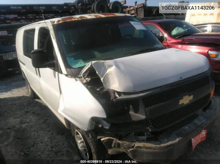 1GCZGFBAXA1143206 2010 Chevrolet Express G2500