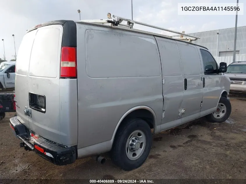 2010 Chevrolet Express 2500 Work Van VIN: 1GCZGFBA4A1145596 Lot: 40406889