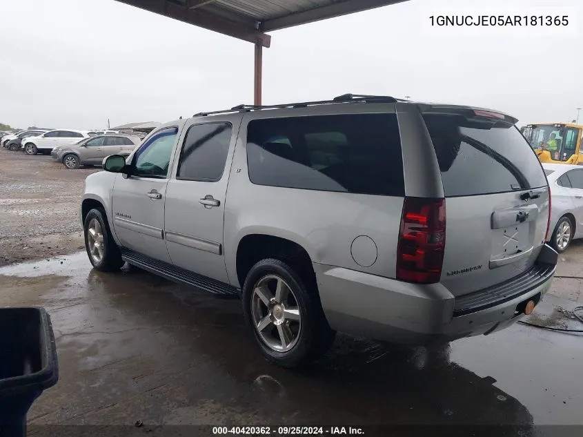 1GNUCJE05AR181365 2010 Chevrolet Suburban 1500 Lt1