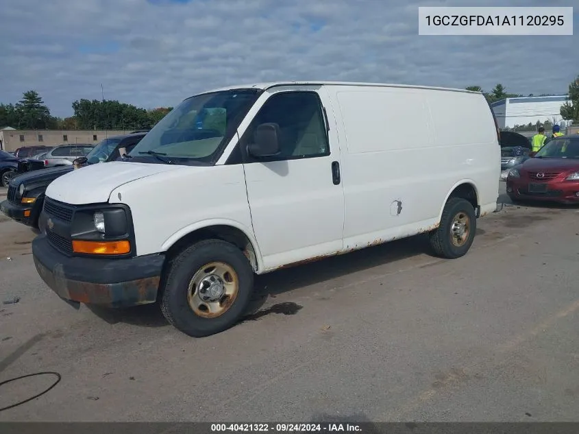 2010 Chevrolet Express 2500 Work Van VIN: 1GCZGFDA1A1120295 Lot: 40421322