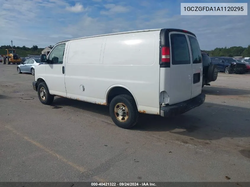 1GCZGFDA1A1120295 2010 Chevrolet Express 2500 Work Van