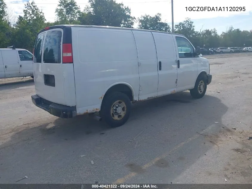 2010 Chevrolet Express 2500 Work Van VIN: 1GCZGFDA1A1120295 Lot: 40421322