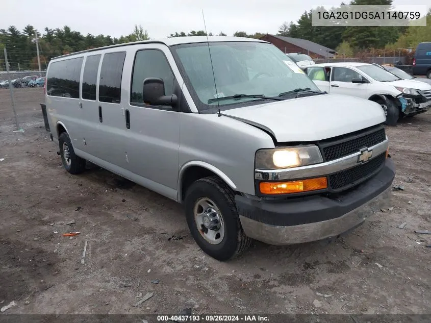 1GA2G1DG5A1140759 2010 Chevrolet Express 3500 Lt