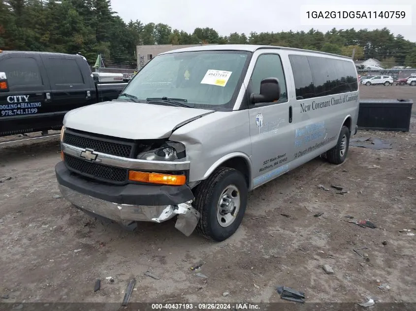 2010 Chevrolet Express 3500 Lt VIN: 1GA2G1DG5A1140759 Lot: 40437193