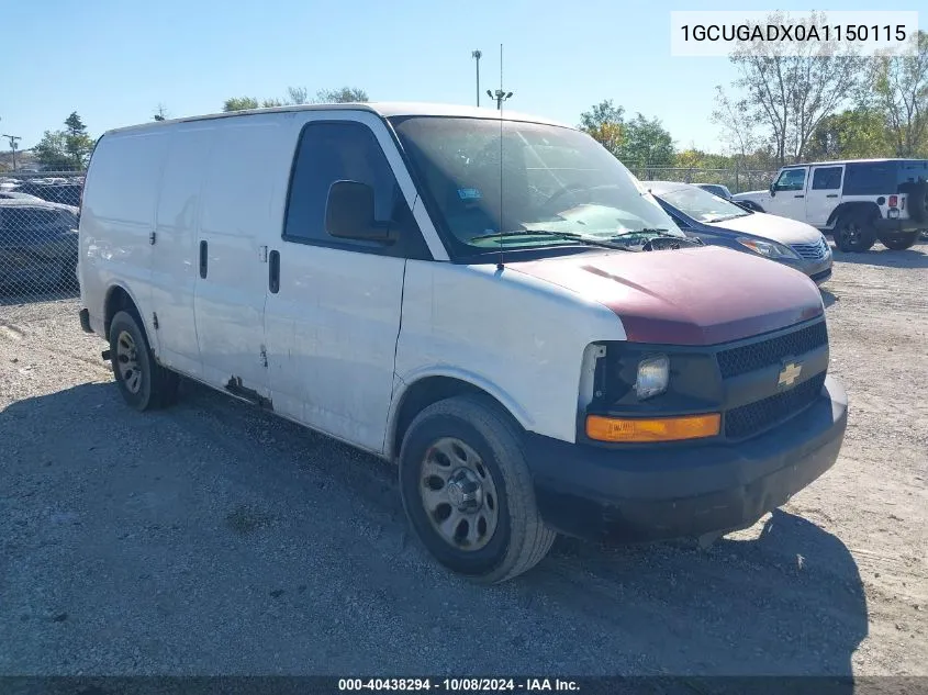 2010 Chevrolet Express G1500 VIN: 1GCUGADX0A1150115 Lot: 40438294