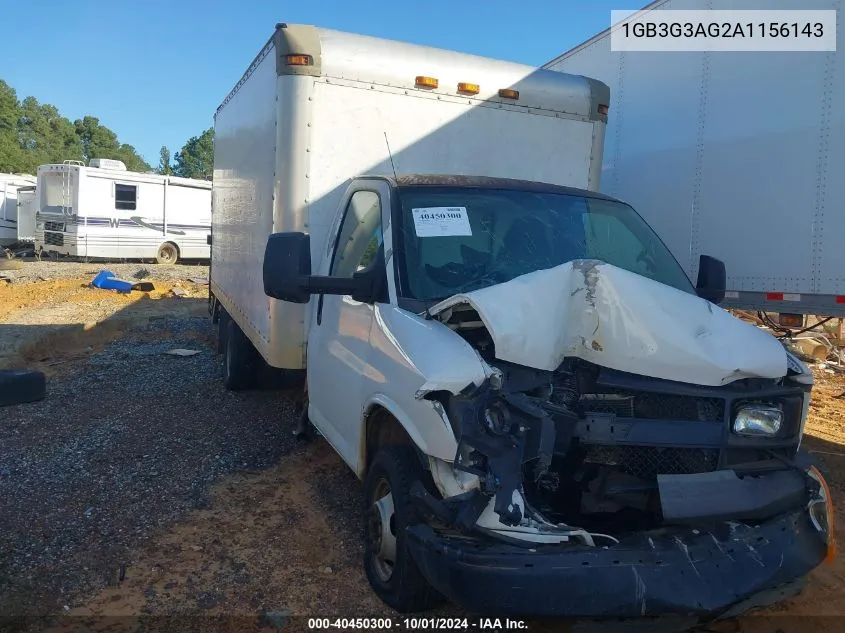 2010 Chevrolet Express Cutaway Work Van VIN: 1GB3G3AG2A1156143 Lot: 40450300