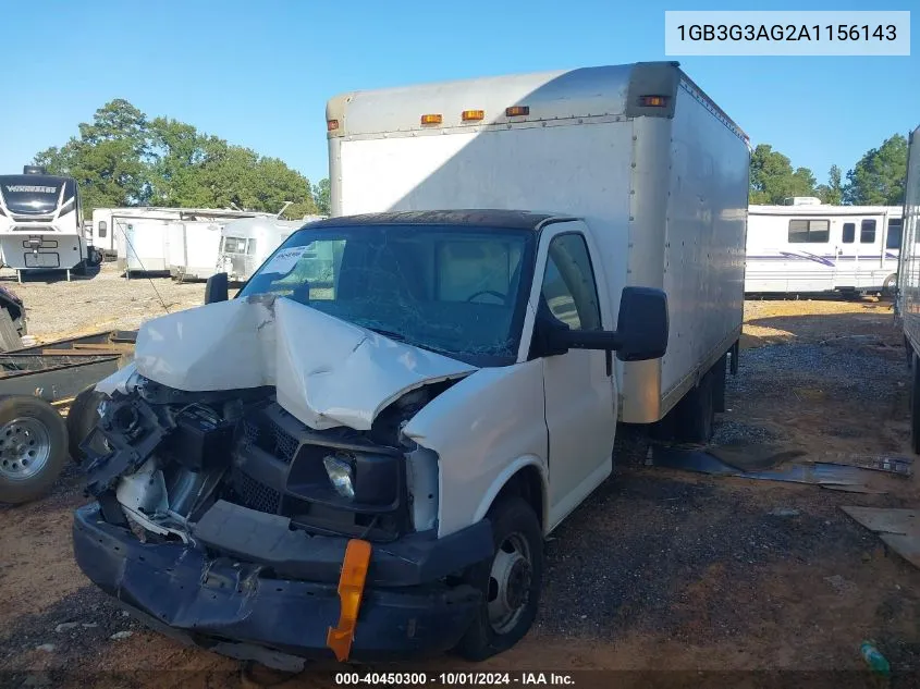 2010 Chevrolet Express Cutaway Work Van VIN: 1GB3G3AG2A1156143 Lot: 40450300