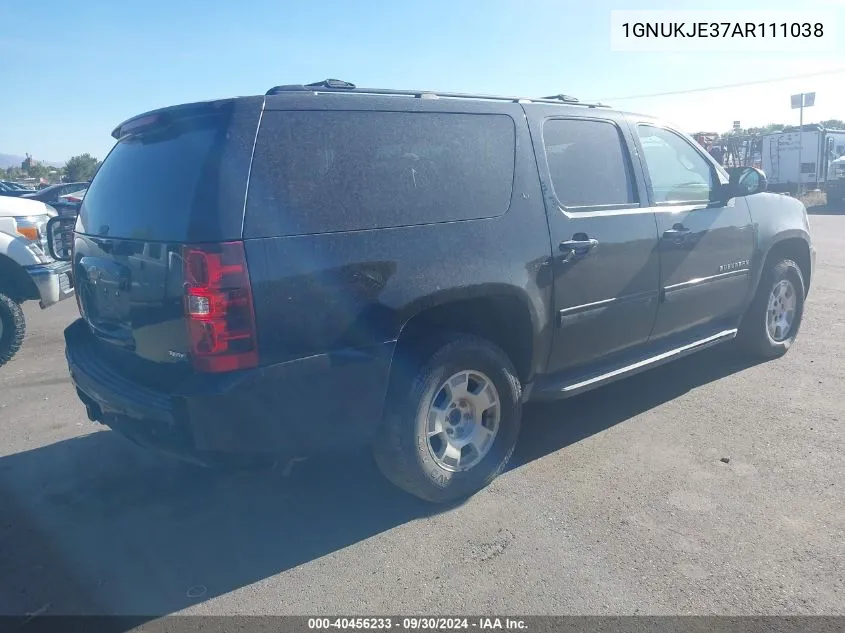 2010 Chevrolet Suburban 1500 Lt1 VIN: 1GNUKJE37AR111038 Lot: 40456233