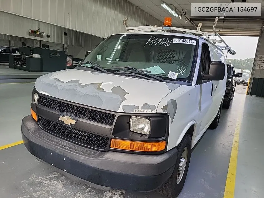 2010 Chevrolet Express G2500 VIN: 1GCZGFBA0A1154697 Lot: 40459534