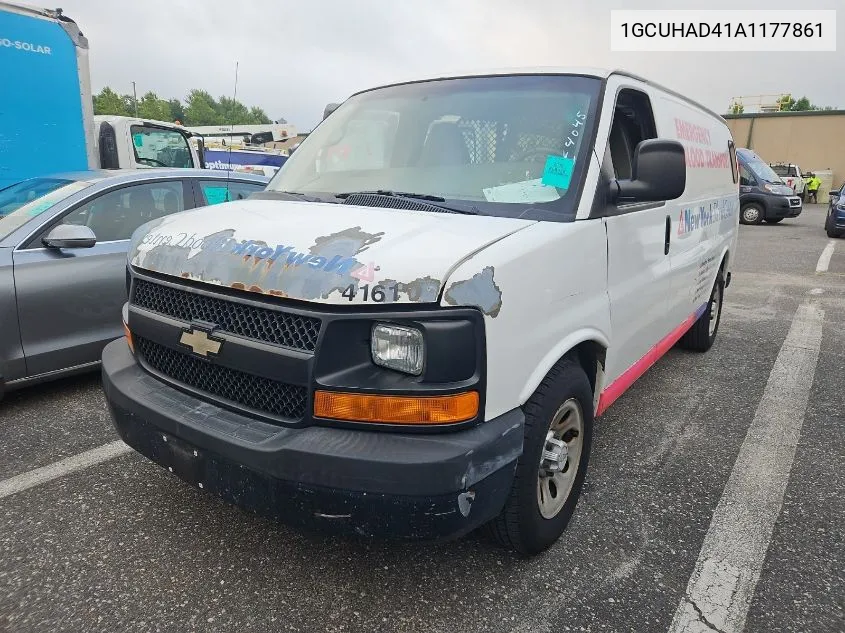 2010 Chevrolet Express G1500 VIN: 1GCUHAD41A1177861 Lot: 40461063