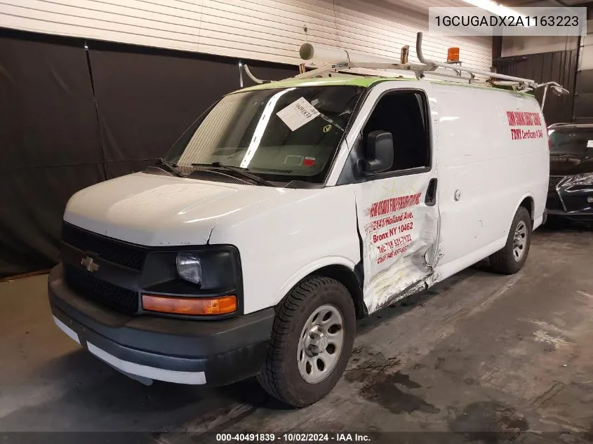 1GCUGADX2A1163223 2010 Chevrolet Express 1500 Work Van